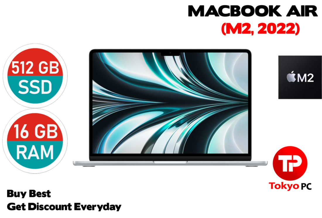 Apple MacBook Air 13.6 inch with Apple M2 chip Model 2022 ( 8-core