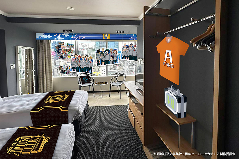 アニメ『僕のヒーローアカデミア』コラボ「HOTEL PLUS ULTRA」宿泊