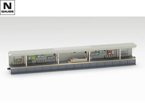 対向式ホーム(都市型)売店・照明付延長部 ｜製品情報｜製品検索｜鉄道