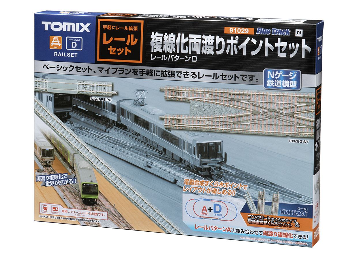 レールセット複線化両渡りポイントセット｜製品情報｜製品検索｜鉄道