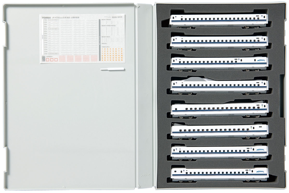 JR N700-2000系東海道・山陽新幹線増結セットB｜製品情報｜製品検索