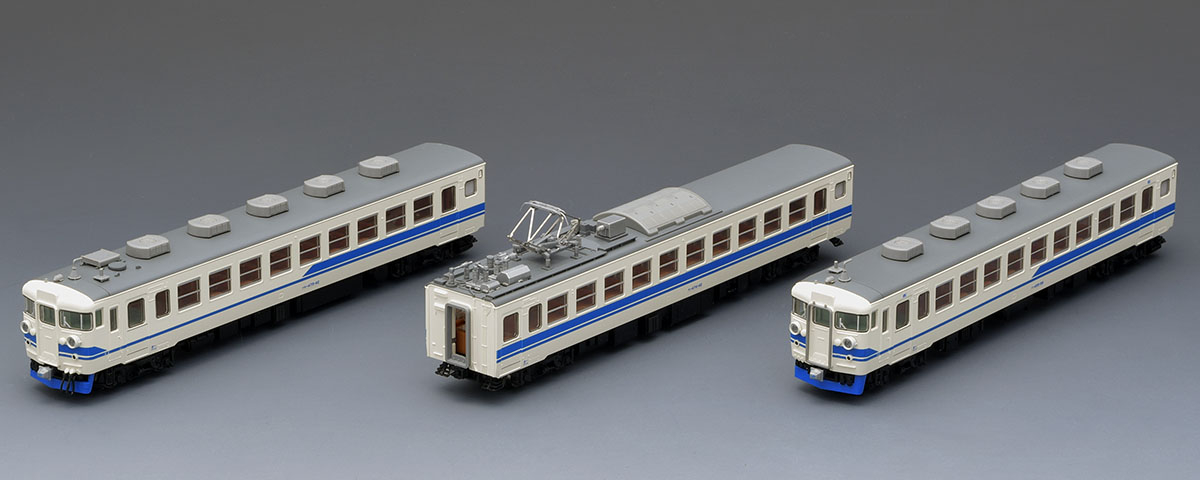 JR 475系電車(北陸本線・新塗装・ベンチレーターなし)セット｜製品情報