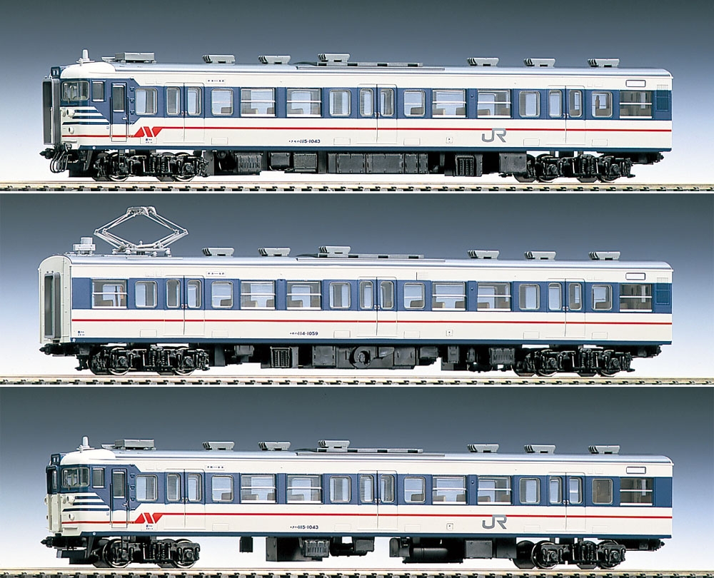 JR 115-1000系近郊電車セット（旧新潟色）｜製品情報｜製品検索｜鉄道