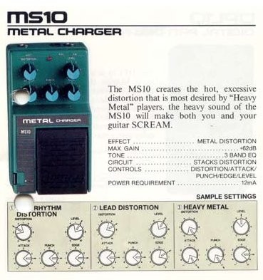 TONEHOME - the World of Vintage Guitar Effects Pedals - MS10 Metal