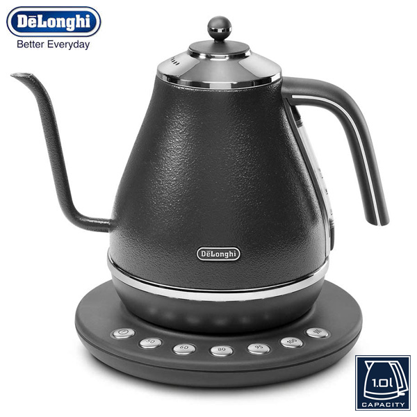 デロンギ アイコナ 温度設定機能付き電気カフェケトル 1L レステージ