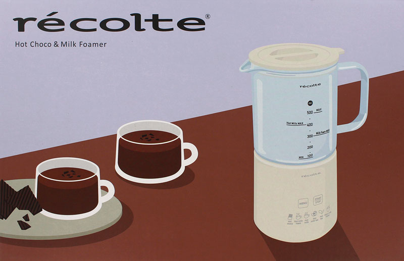 レコルト ホットチョコ＆ミルクフォーマー 500ml 【ホワイト】 多機能