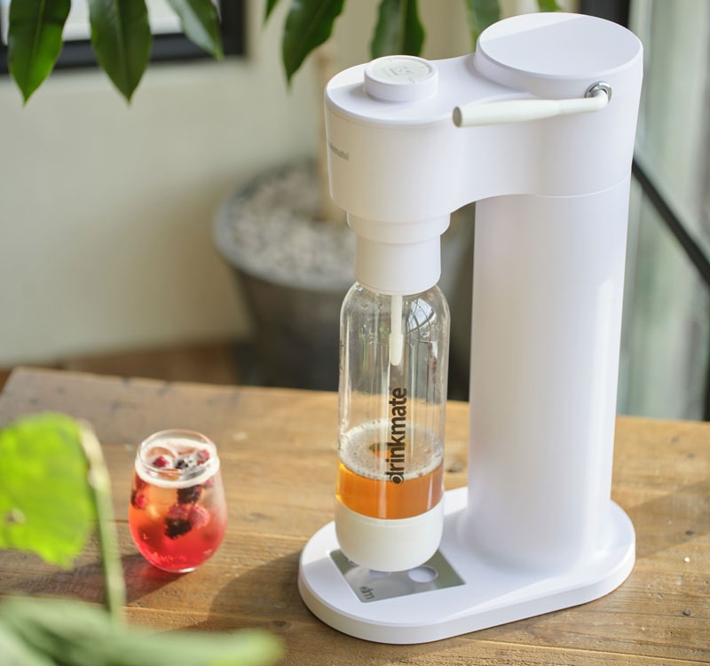 DrinkMate 炭酸メーカー ドリンクメイト シリーズ650 ホワイト 水以外