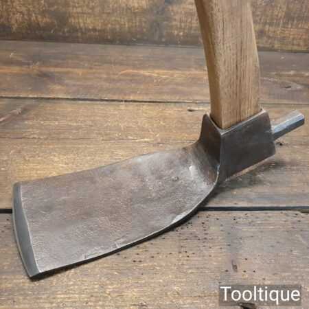 Vintage W. Gilpin Carpenter's Adze With 32″ Hickory Handle