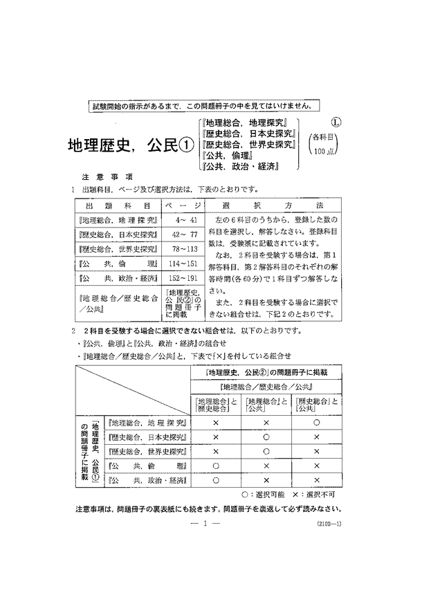 共通テスト2026 歴史総合、世界史探究問題｜共通テスト解答速報2026