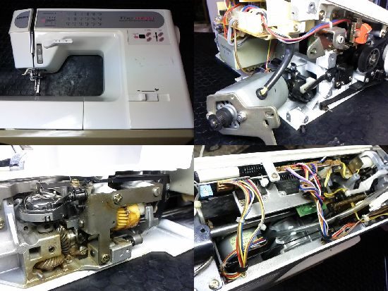 HZL-7600｜JUKIミシン修理（通電するが動かない） | tetettaミシン修理