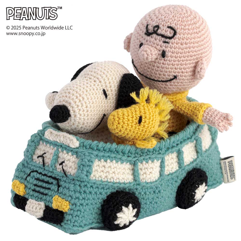 ホビーラホビーレ 編みぐるみ［スヌーピーとバス］: キット｜手づくり