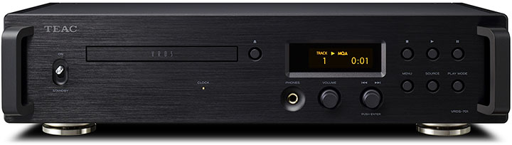 新開発のV.R.D.Sメカニズムを搭載した、TEAC70周年記念モデル、CD