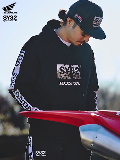 SY32 by SWEET YEARS - HONDAコラボHONDA×SY TRUCKER MESH CAPメッシュ