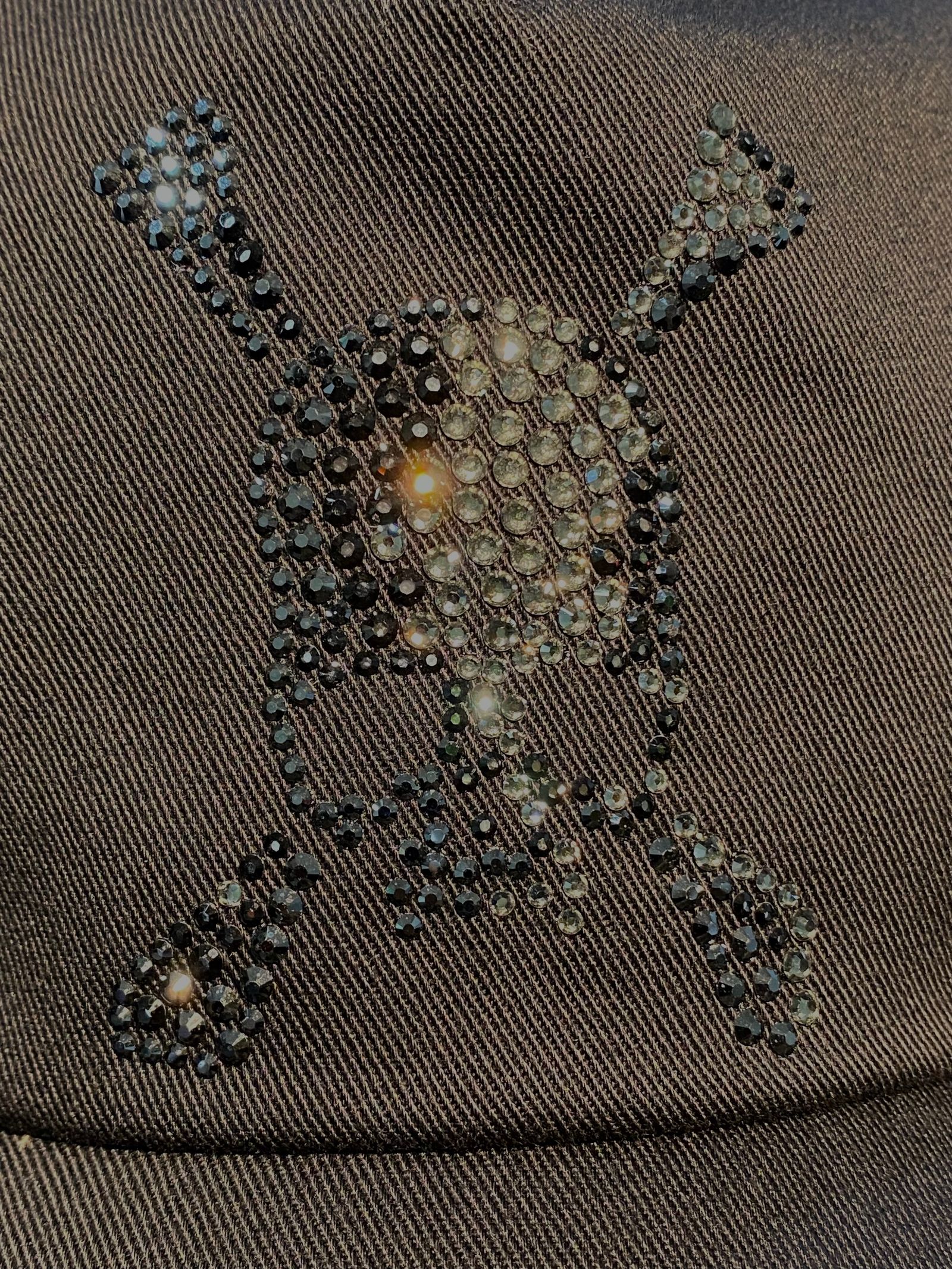 Roen - スワロスカルメッシュベースボールキャップ / BLACK×クリア