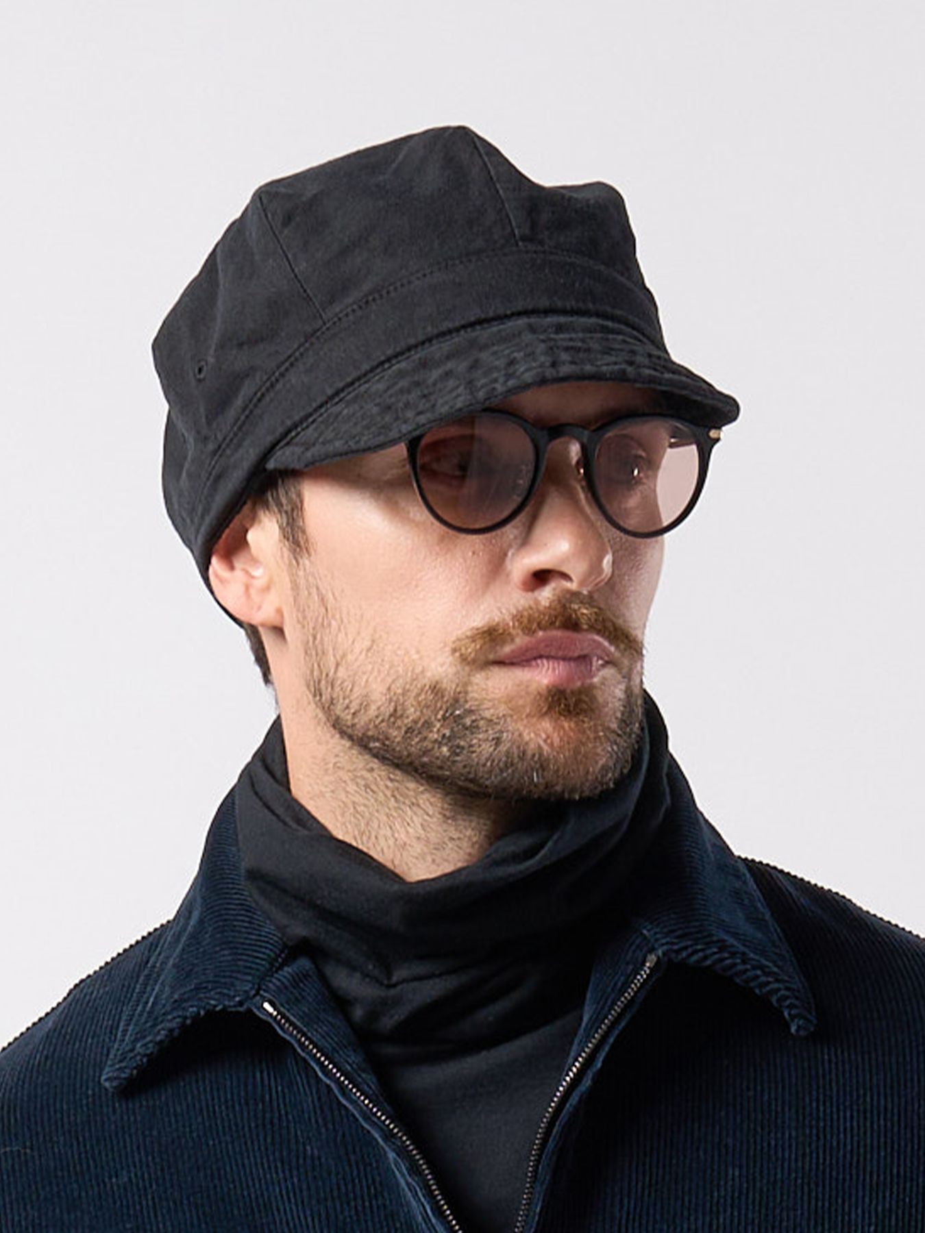 wjk - vintage work cap / ヴィンテージ ワークキャップ / ブラック