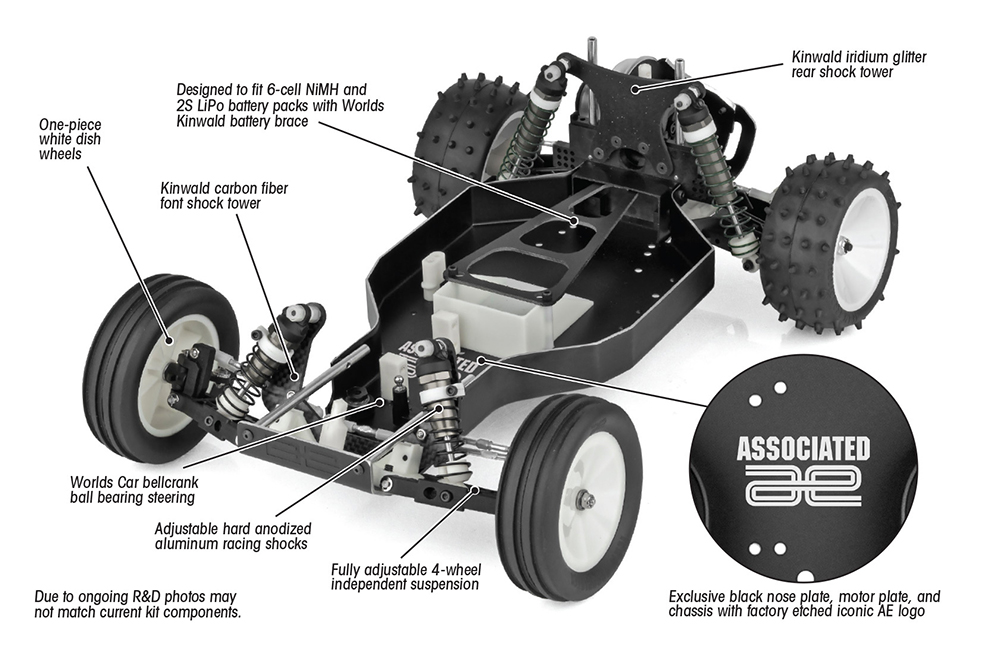TEAM ASSOCIATED AS6041 RC10 Kinwald Edition Kit [AS6041] - 99,880