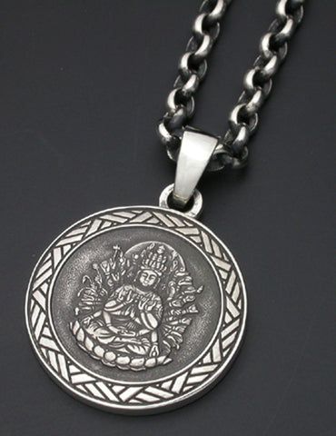 Saito - SenjuKannon Bosatsu Pendant Top (Silver 950) – Magnificent