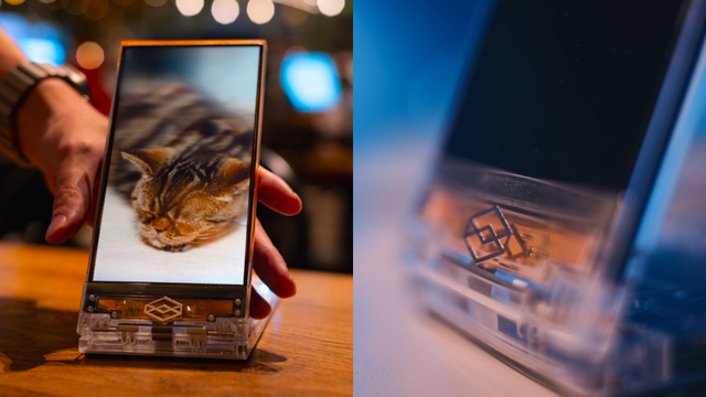 多視点3Dディスプレイ「Looking Glass Go」用に写真を立体化、AIによる