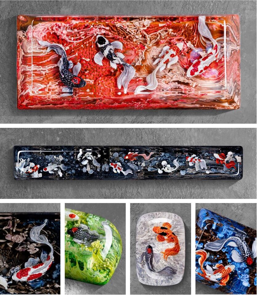 Jelly Key Launches New Zen Pond Artisan Keycaps Group Buy