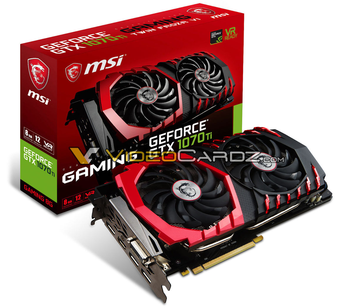 MSI, PALIT, ZOTAC GeForce GTX 1070 Ti Graphics Cards Also Pictured