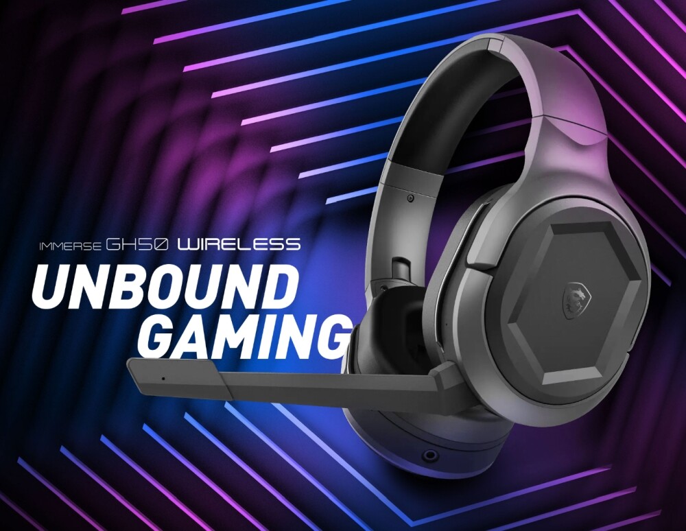 MSI Launches IMMERSE GH50 WIRELESS Gaming Headset | TechPowerUp
