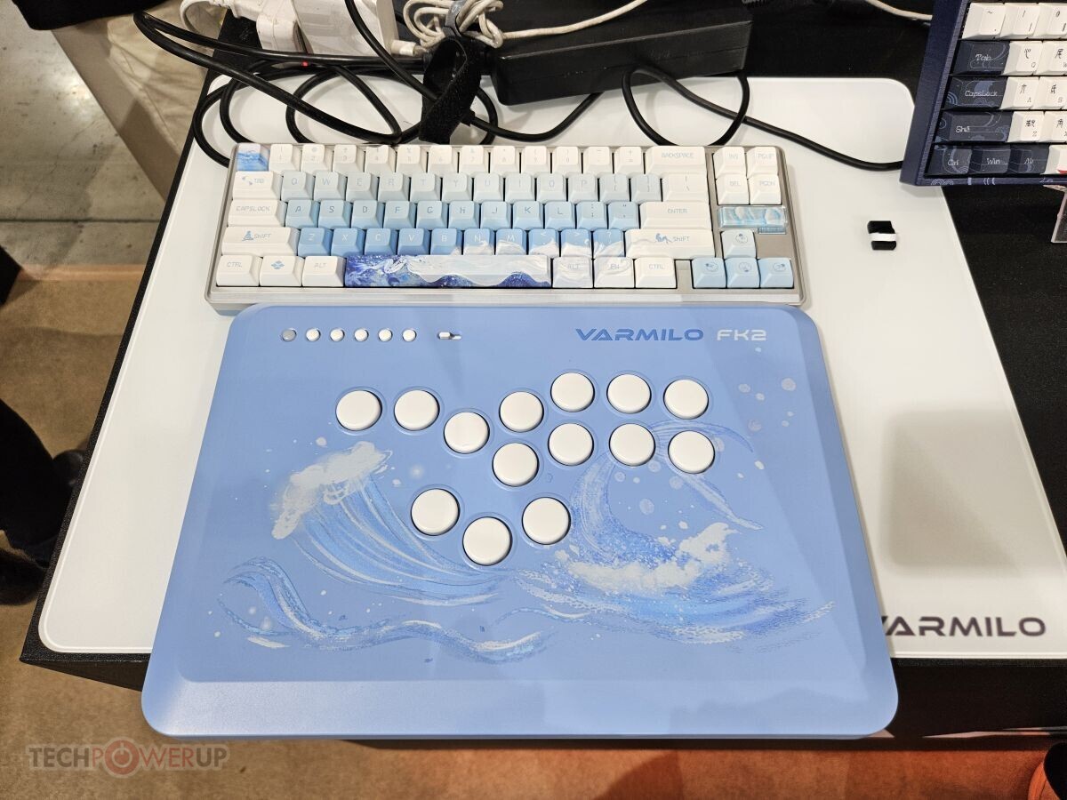 Varmilo's FK2 Controller and Mechanical Keyboards Pictured at