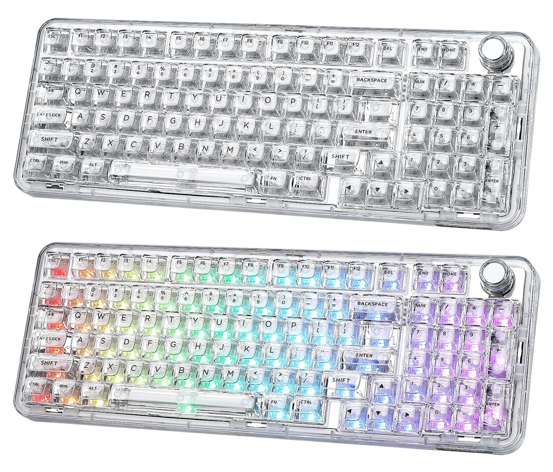 YUNZII Unveils the X98 Transparent Mechanical Keyboard | TechPowerUp