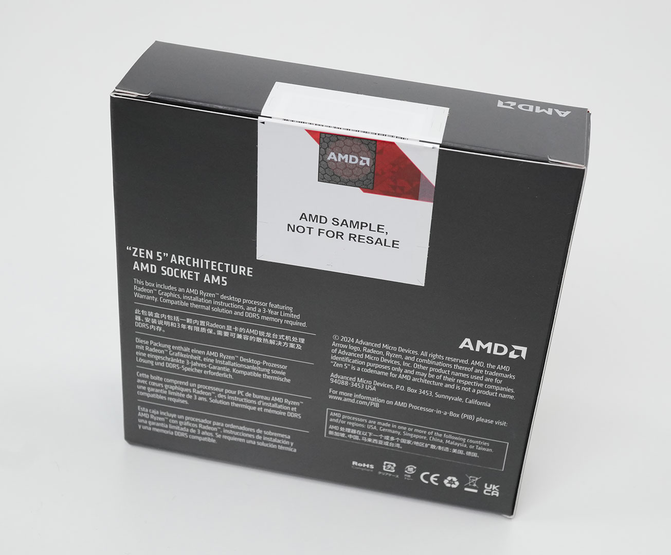 AMD Ryzen 5 9600X Review - The Best Sub-$300 Gaming CPU - Unboxing