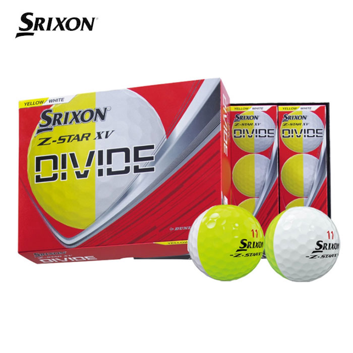 スリクソン Z-STAR XV DIVIDE ディバイド 2025 ゴルフボール Zスター 1