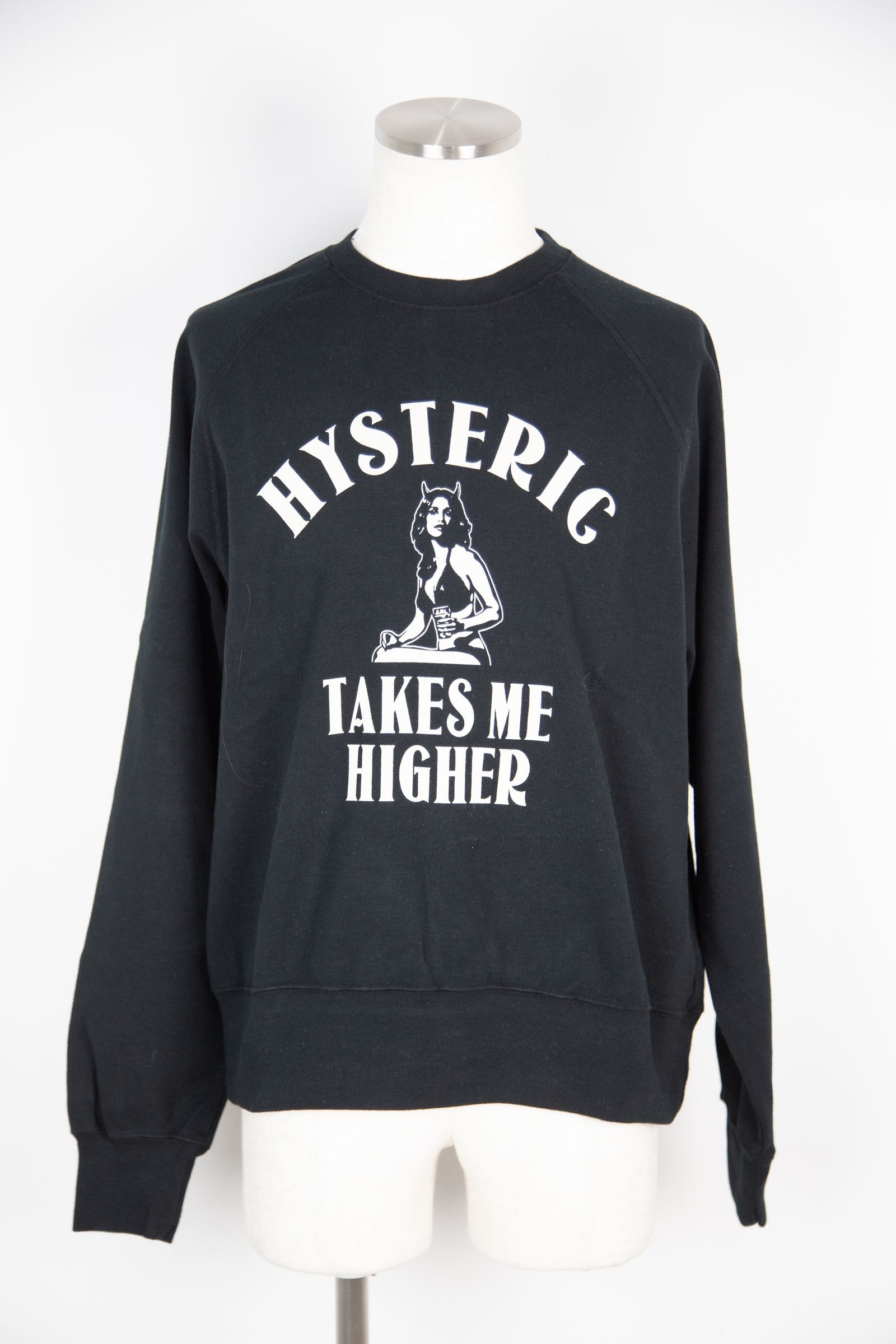HYSTERIC GLAMOUR - TAKES ME HIGHER スウェット / ブラック | Tempt