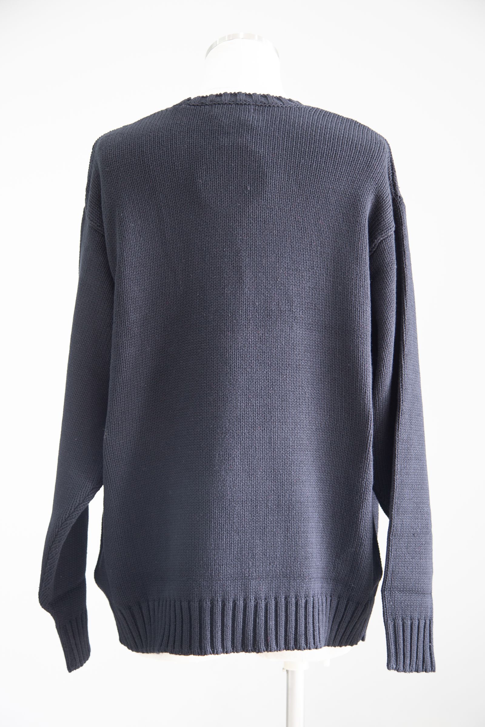 HYSTERIC GLAMOUR - SPEAK NO EVIL編込 セーター / ブラック | Tempt