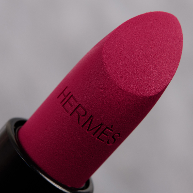 Hermes Rose Velours (78) Rouge Matte Lipstick Review & Swatches