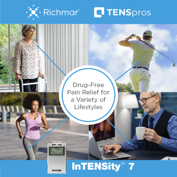 InTENSity 7 Digital TENS Stimulator (Drug-Free Pain Relief)