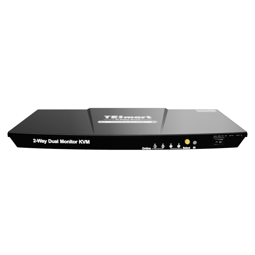 Dual Monitor KVM Switch – 2 Port HDMI, 4K60Hz, EDID | TESmart
