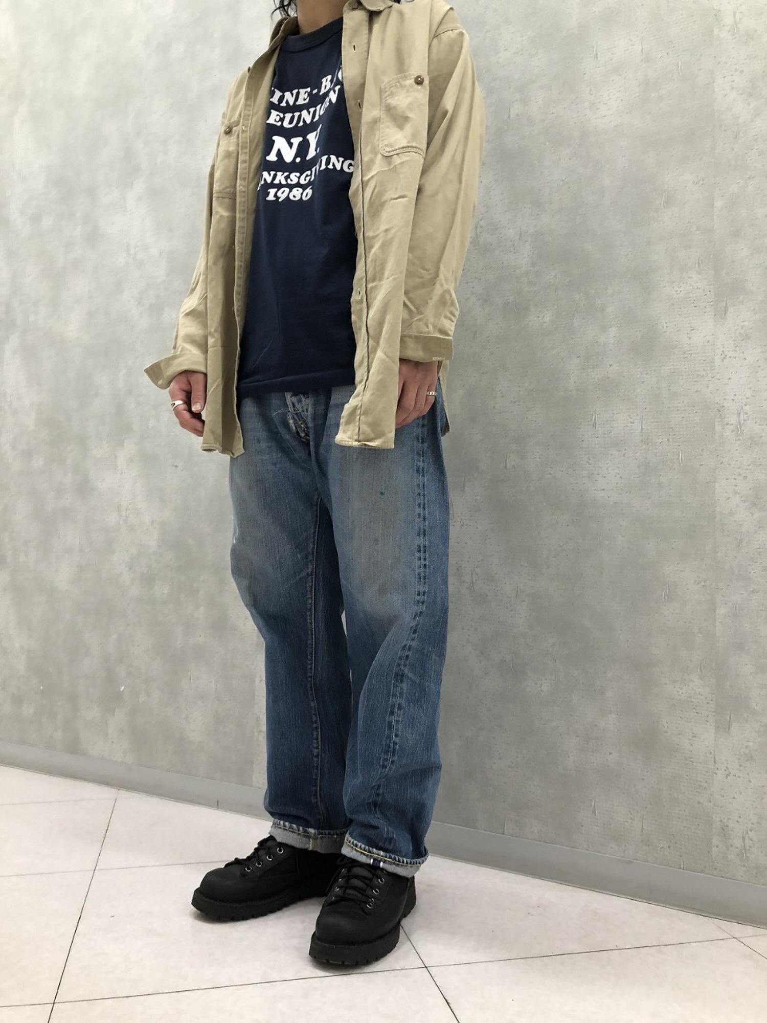 LEVI'S】66前期 BIG E 501 デニムパンツを使ったSSシーズン