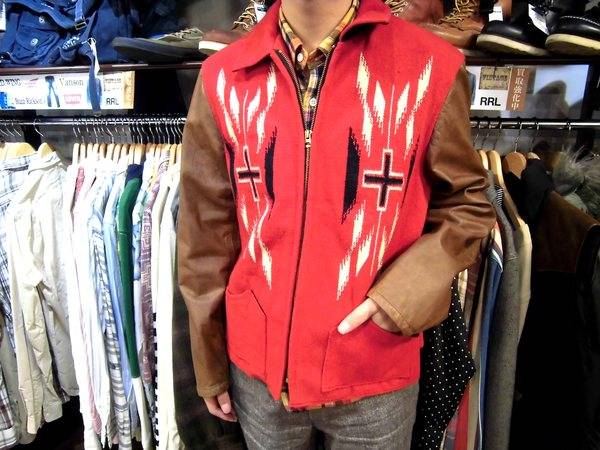 チマヨ柄お好きですか？インディアンモーターサイクルのジャケットのご