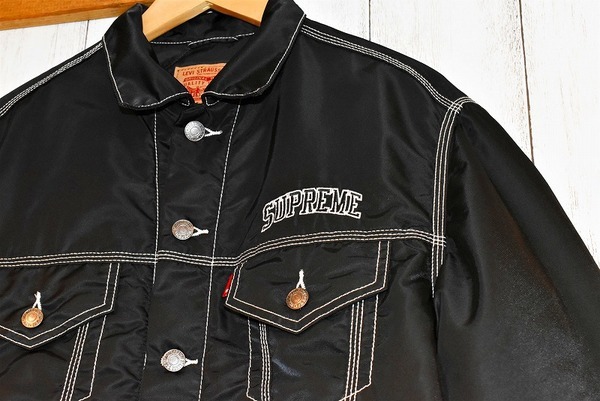 Supreme×Levis/シュプリーム×リーバイス】Nylon Trucker Jacket 入荷