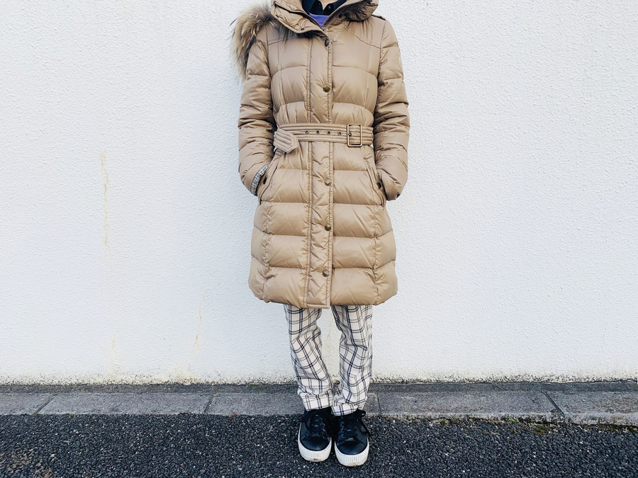 BURBERRY BLUE LABEL【バーバリーブルーレーベル】よりファーダウン