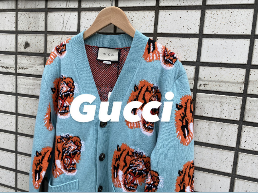 インポートブランド【GUCCI/グッチ】よりタイガージャガードウール