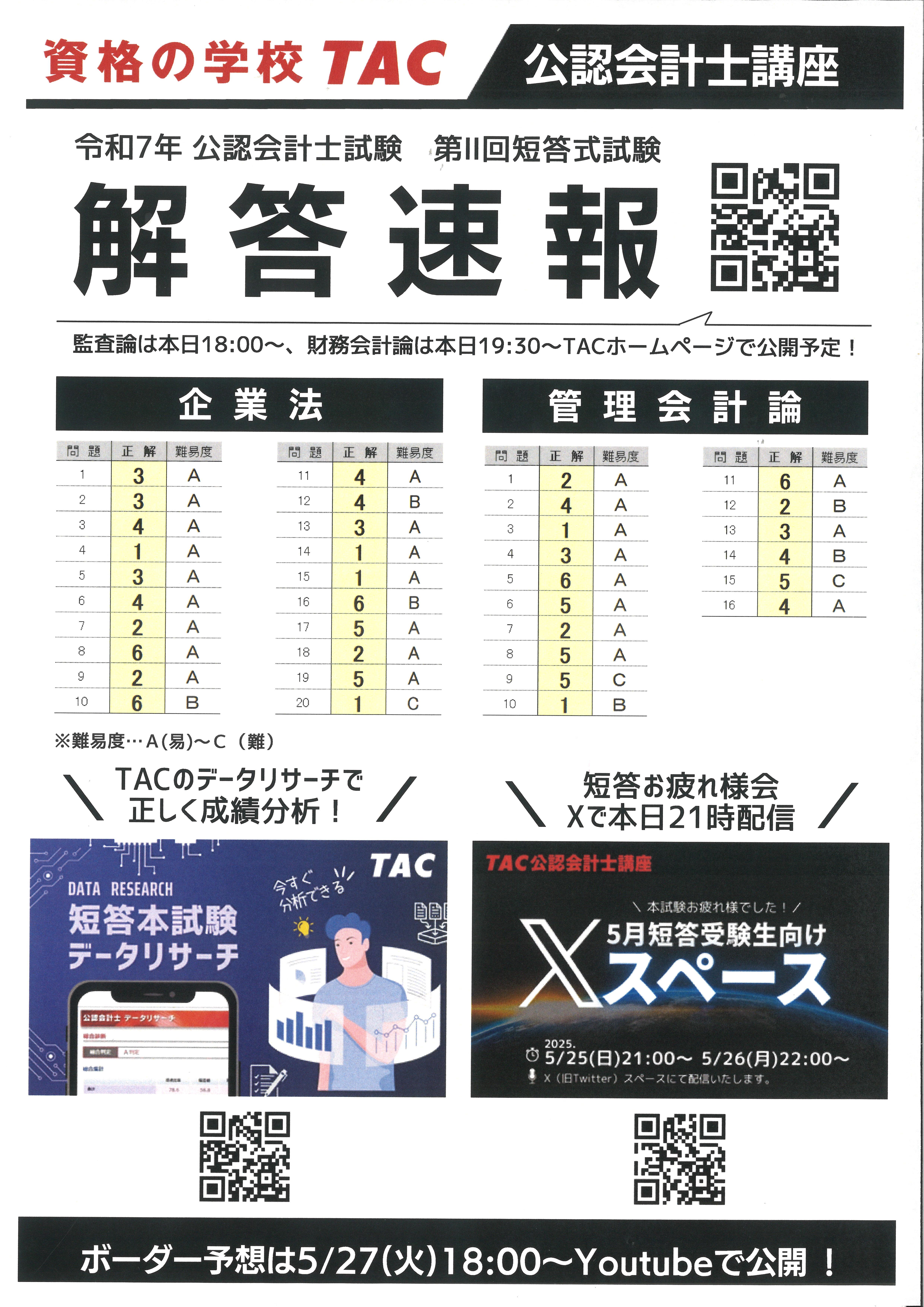 公認会計士講座アーカイブ - TACからのお知らせ