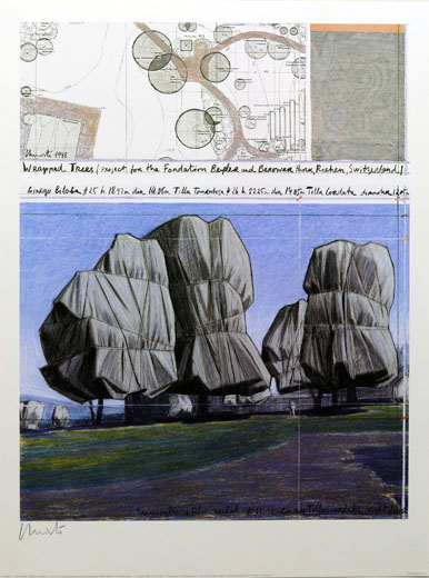 包まれた木立Wrapped Trees|クリスト Christo