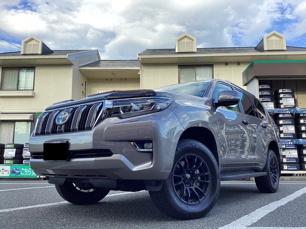 ランドクルーザー プラド】17インチホイール交換☆RAYS☆ | 店舗お