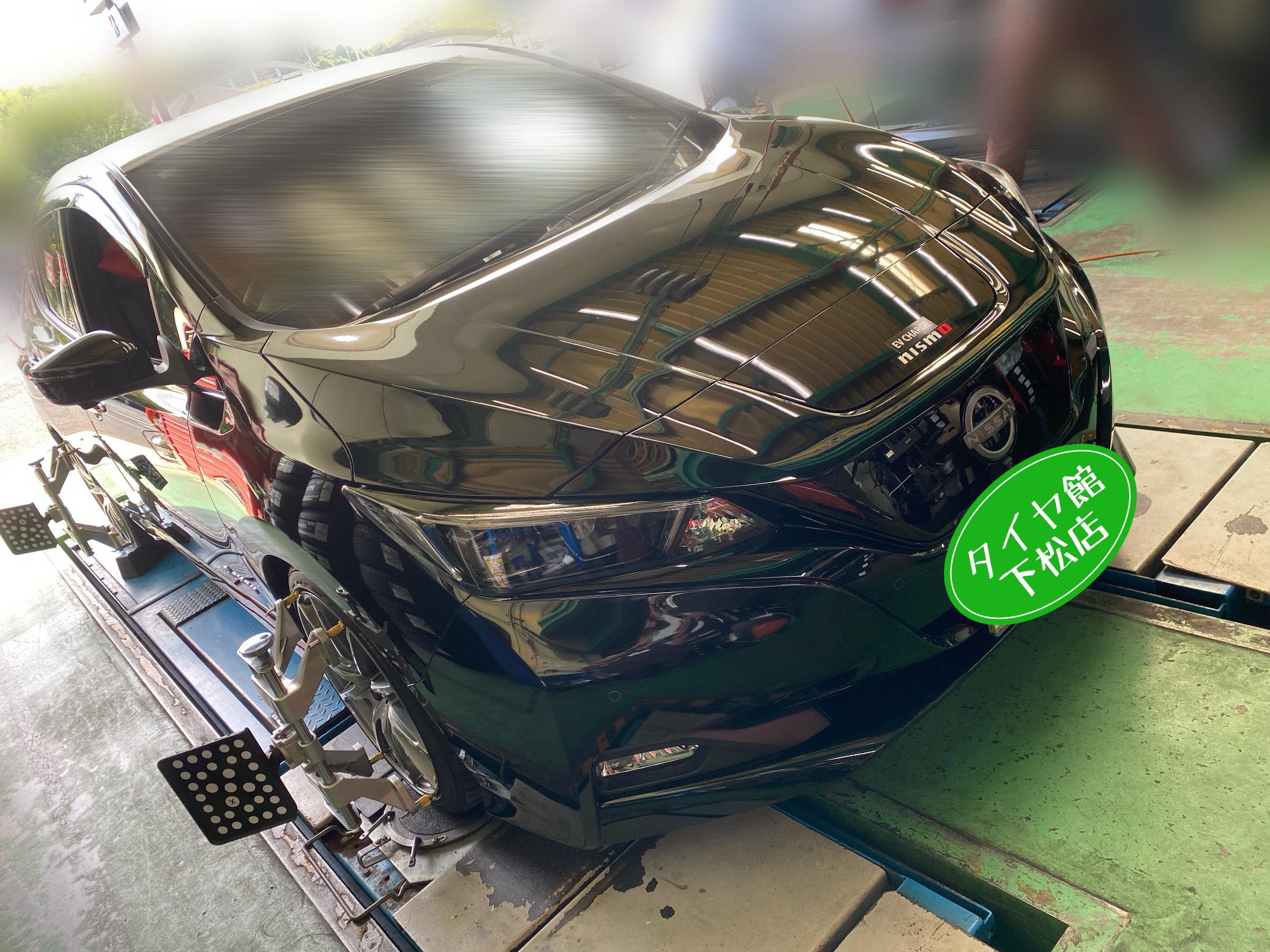 NISSAN 日産 リーフ ZE1型 定期的なアライメント測定＆調整実施その②