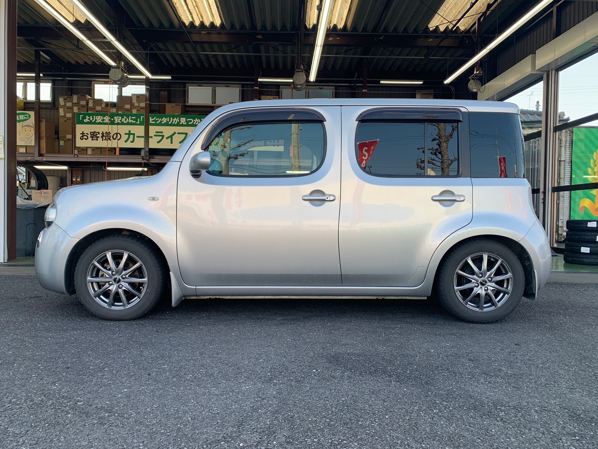 ニッサン・キューブ・Z12】 ダウンサス取付け | 店舗おススメ情報