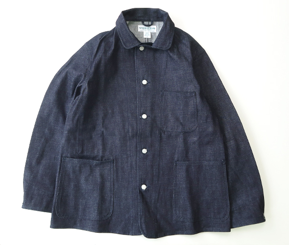 SASSAFRAS - Sprayer Jacket - 13.5oz Denim ササフラス スプレイヤー