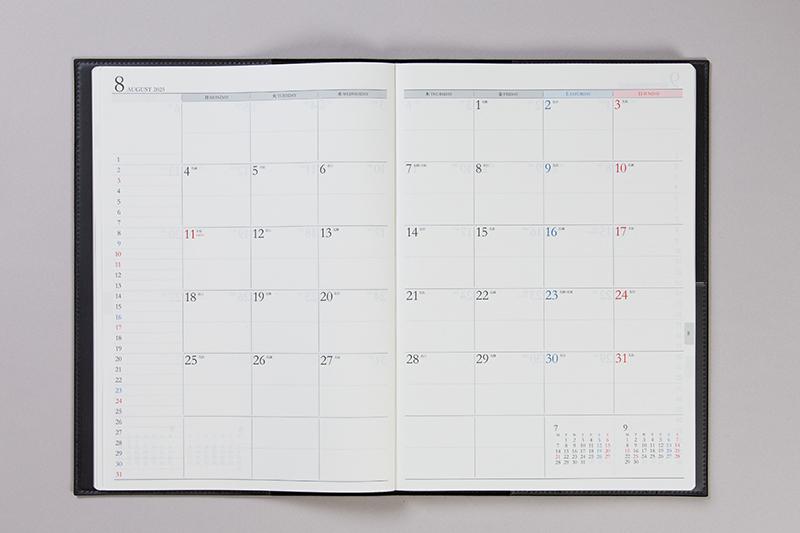 No.440] デスクダイアリー カジュアル【黒】