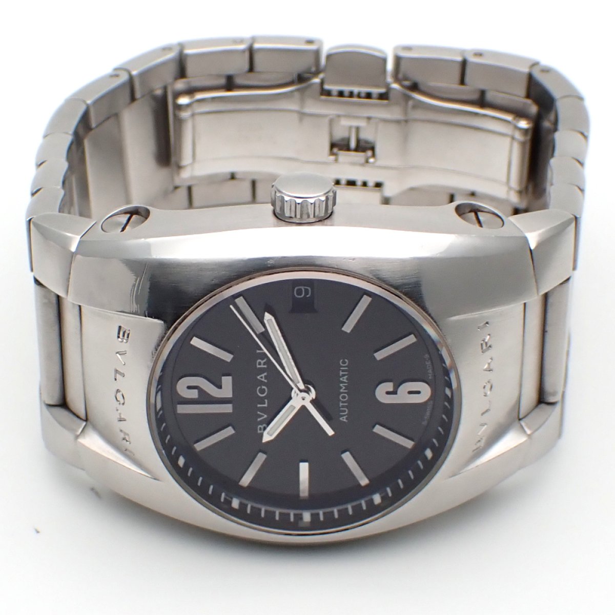 BVLGARI ブルガリ エルゴン EG35S 自動巻き機械式 SS メンズ ボーイズ