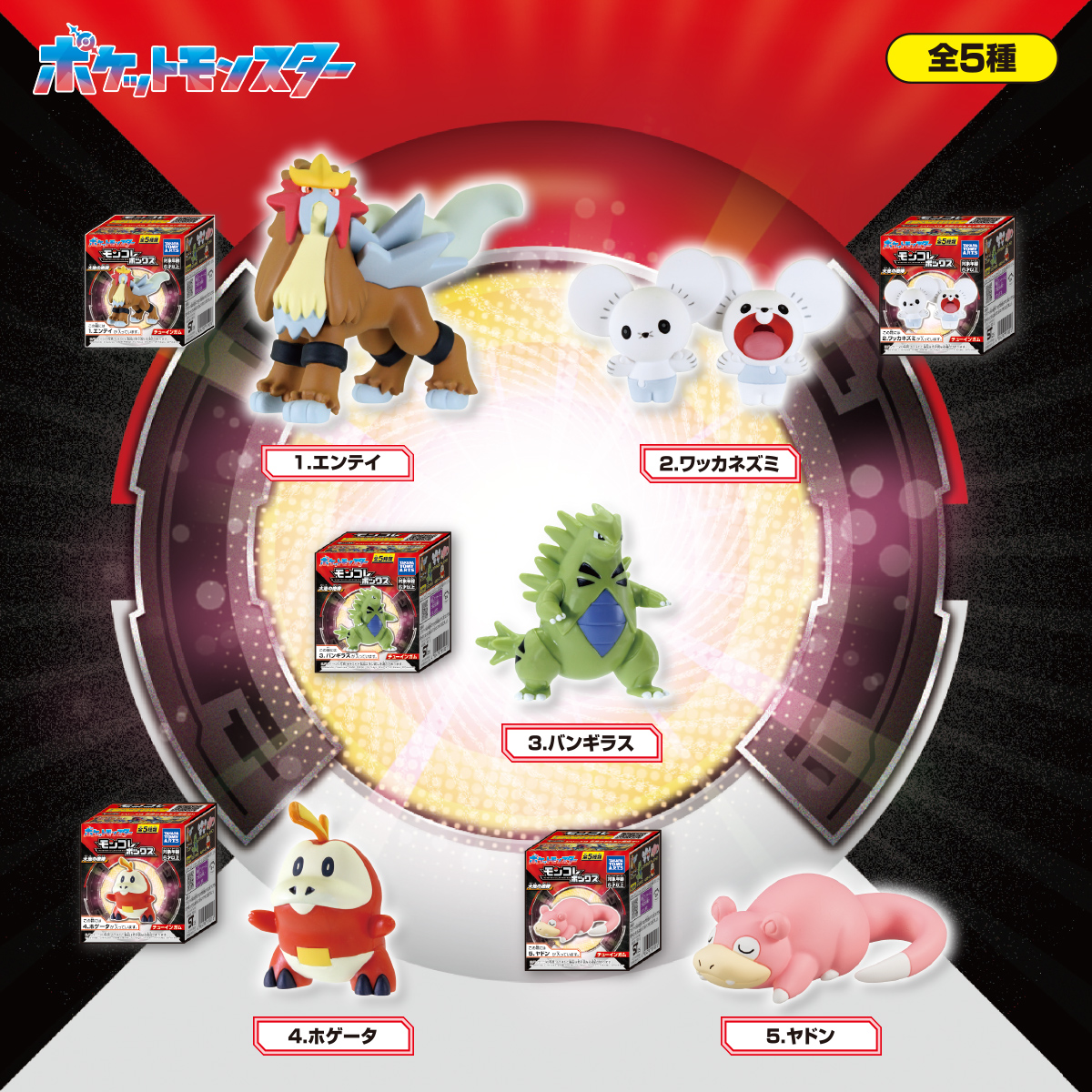 モンコレボックス 大地の咆哮｜商品情報｜タカラトミーアーツ