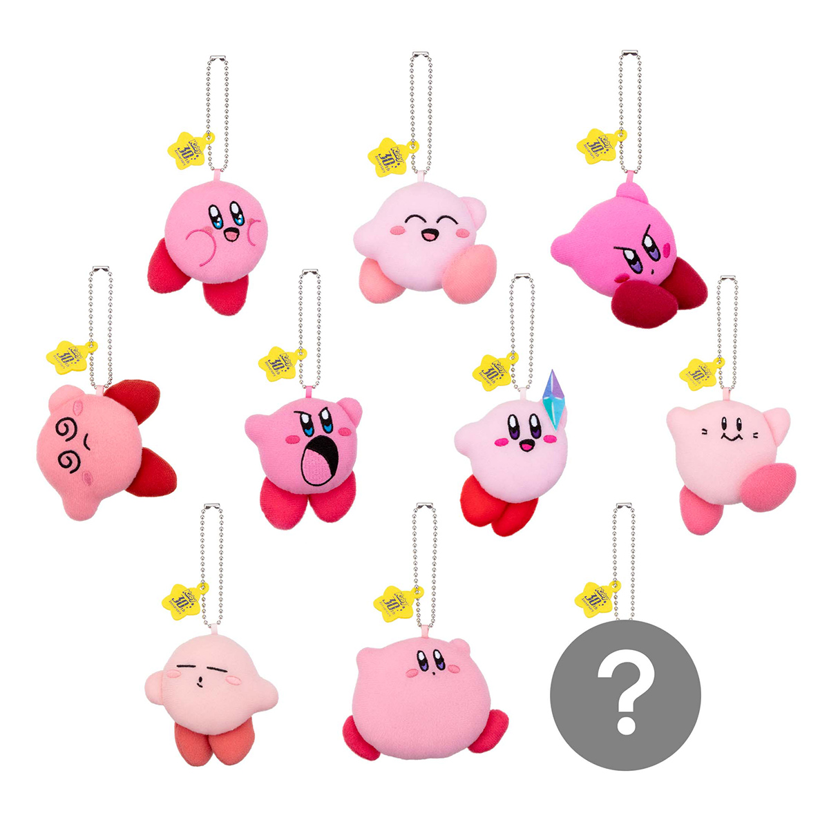 星のカービィ 30th ぬいぐるみミニマスコット｜商品情報｜タカラトミー