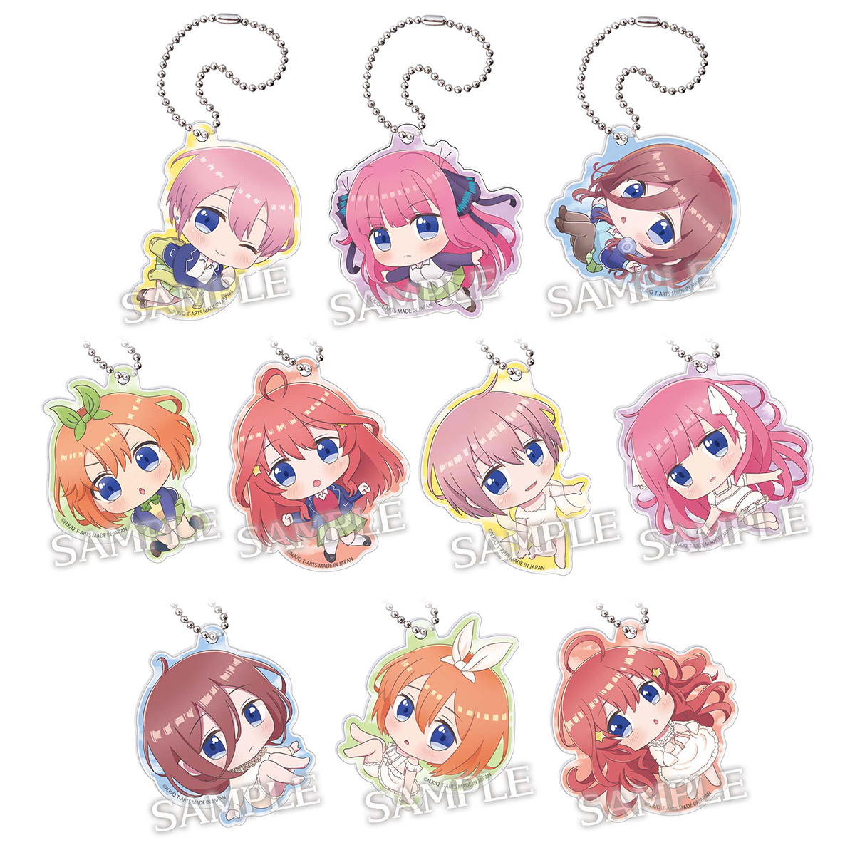 ふわわっコ 五等分の花嫁 アクリルキーホルダー｜商品情報｜タカラ